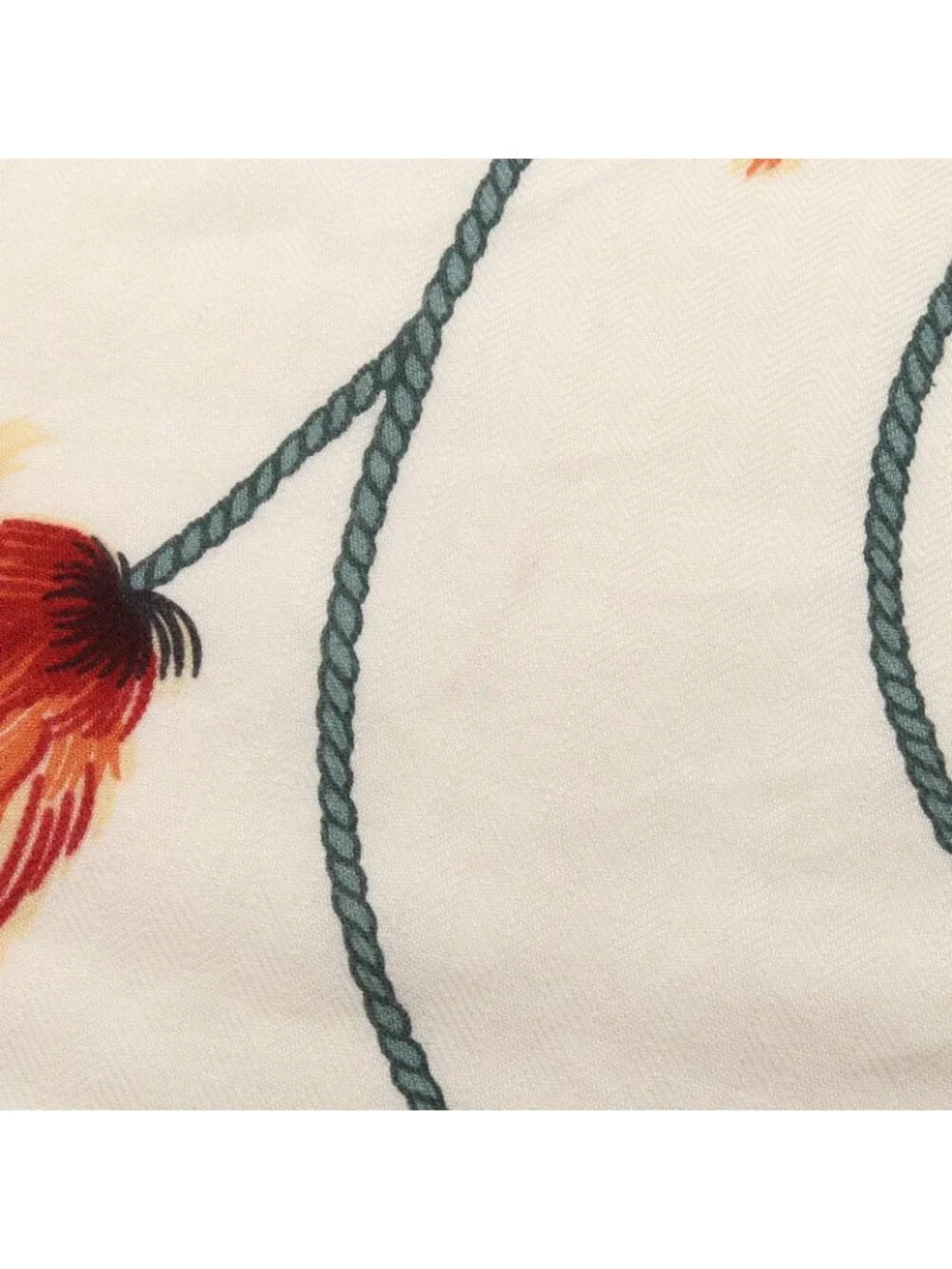 Hermes Shawl Rectangle Brazil Silk Scarf - Picture 9 of 9